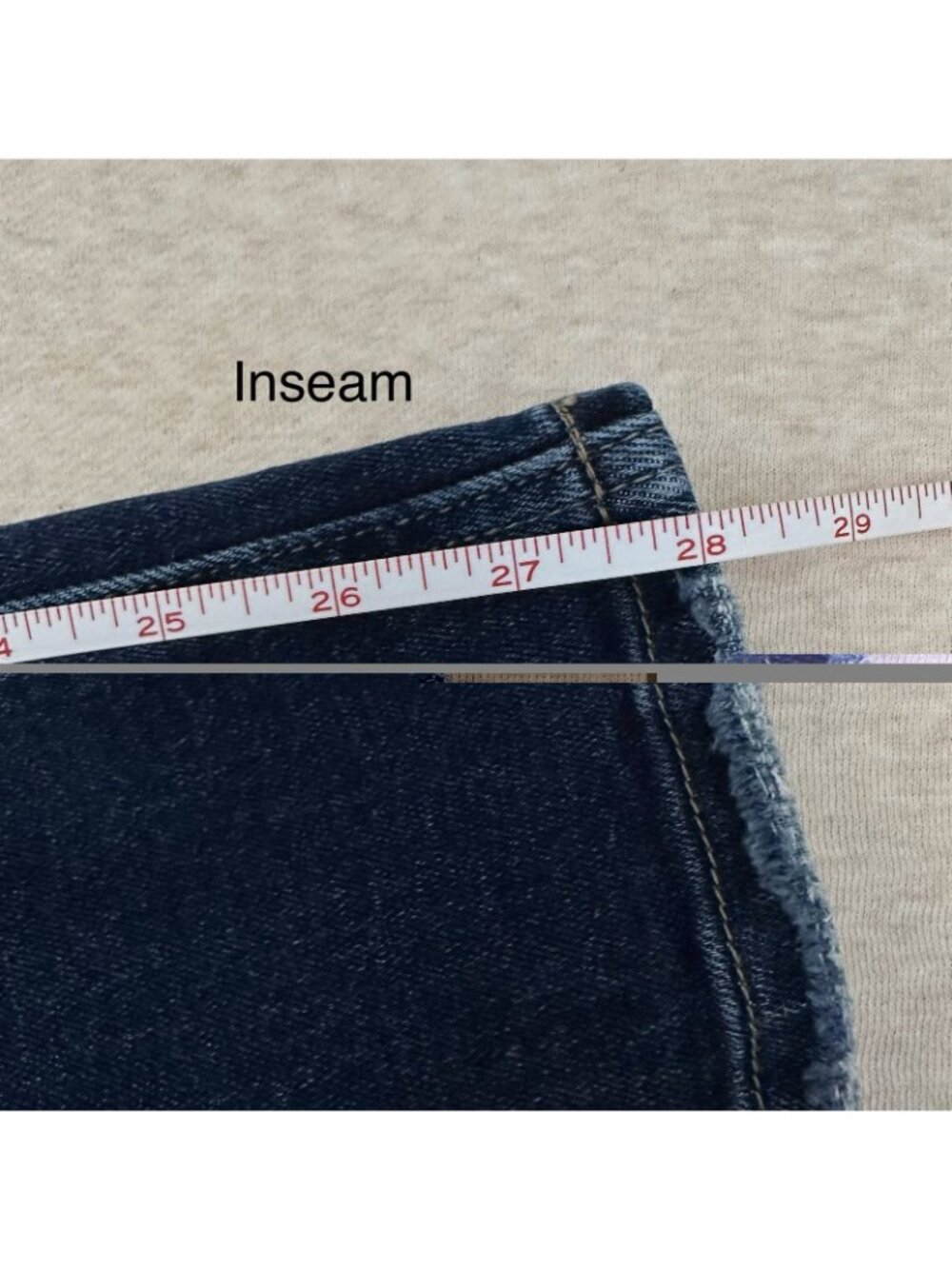 Mica Women’s Size 27 US Wide Leg Jeans High Rise Stretch Dark Wash Denim - Picture 7 of 11